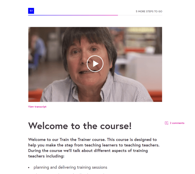 Train the Trainer course shot